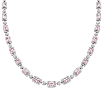 Die Parmis Pink Halskette